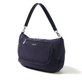 Baggallini Womens Modern Everywhere Half Moon Messenger, French Navy