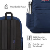 JanSport SuperBreak Plus Backpack with Padded 15-inch Laptop Sleeve and Integrated Bottle Pocket - Spacious and Durable Daypack for Work and Travel - Surreal Swirlies