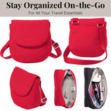 Baggallini Swift Flap Mini Crossbody - 6.3"x7" Lightweight Small Travel Purse with Crossbody Strap and RFID