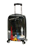 Rockland Departure Hardside Spinner Wheel Luggage, Departure, Carry-On 20-Inch