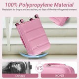 Kono Carry On Luggage 28 Inch Checked-Large Hard Shell Travel Trolley 4 Spinner Wheels Lightweight Polypropylene Suitcase with TSA Lock, Pink