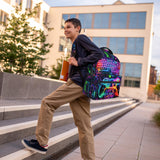 School Backpack for Boys- Video Game Backpacks Boys Backpack for Kids Children Teens Elementary Middle School - Students Bookbag Ages 6-18, Game Bookbag Travel Back Pack