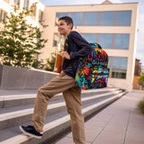 Video Game Backpack for Boys School Backpack for Kids Boys Girls Game Bookbag for Children Teens Elementary Middle School Students Bookbag Ages 6-18 Adjustable Large Capacity Gaming Backpacks