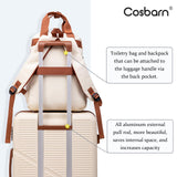 Cosbarn Luggage Sets 5 Piece Suitcases with Wheels, Suitcase Set ABS Hard Case Luggage with TSA Lock Spinner Wheels Durable Travel Luggage (5-Piece Set(20"/24"/28"))