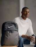 Nike Unisex Brasilia 9.5 Training Backpack (Extra Large, 30L), Black/Black/White, MISC