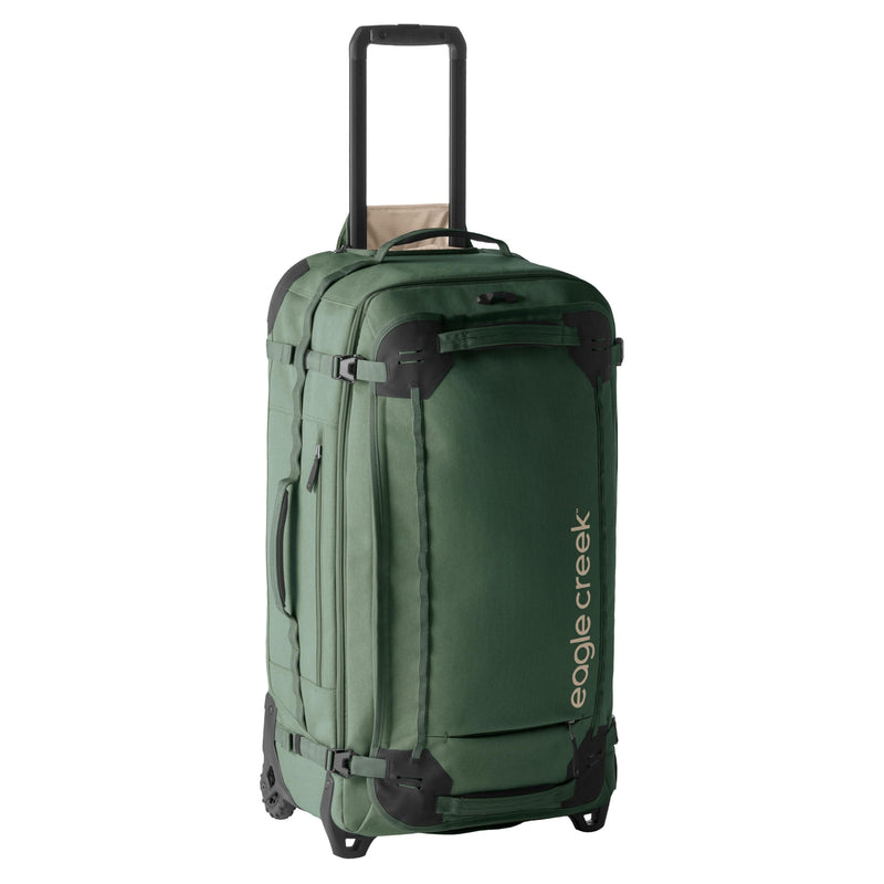 Eagle Creek Gear Warrior XE 2-Wheel Luggage to Keep Travel Items Organized - Smooth Rolling Wheels - Telescoping Handle - Padded Laptop Pocket - Jungle Green - 30”