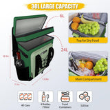 Backpack Cooler - AYAMAYA Upgrade Leakproof Cooler Backpack with Padded Top Handle, 40 Cans Large Waterproof Insulated Camping Coolers for Beach, Fishing, Picnic, Travel, BBQ
