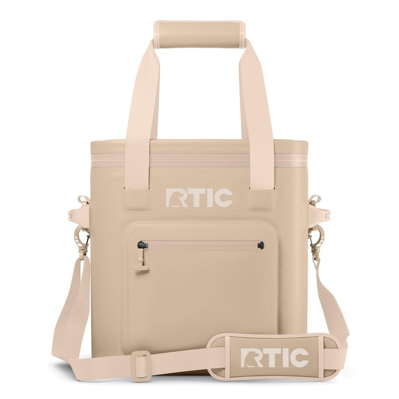 RTIC 20 Can Ultra-Tough Soft Cooler Pro, Insulated, Waterproof, Leakproof, Portable, Floating Bag for Beverage, Drink, Lunch, Outdoor, Beach, Car, Camping, Picnic, Fishing, Boat, 13L, Beach