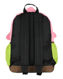 INTIMO SpongeBob SquarePants Patrick Star School Travel Backpack With Faux Leather Bottom 16"