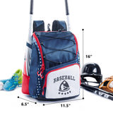 VIGEGARI Kids Baseball Bag for Boys 8-12 - Baseball Backpack for Boys 5-8 - Girls Softball Bag - Youth Baseball Bag for T-Ball, Softball Equipment, Baseball Gear, Bat Bag for Boys, Girls