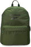 Reebok Element Backpack - Multipurpose Lightweight Carry On Everyday Bag for School Gym and Travel Backpack for Men & Women, Element Green