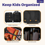 emissary Kids Carry on Luggage Set With Wheels For Girls, Childrens Luggage Set With Backpack and Pillow, Kids Suitcases Travel Rolling Luggage Airline Approved