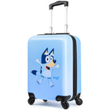 Bluey Kids Luggage with Wheels Rolling Suitcase Small Carry On Travel Suitcase Vacation Weekend Trips Travel Essentials