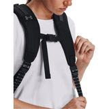 Under Armour UA Triumph Sport Backpack Training Bag, Black / Black / Metallic Silver, Free Size