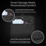 Briggs & Riley Classic Garment Bag for Hanging Clothes - Suit & Dress Travel Bag for Men & Women, Wrinkle Reducing Luggage for Shirts, Tuxedos, & Coats, Smooth Zipper - Baseline Collection, Black