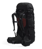 The North Face Terra 55 Backpack - Unisex Hiking Pack, Cinch-Top Opening with Zipper, Pole & Ice Axe Attachments, TNF Black/Asphalt Grey-NPF, Small/Medium
