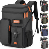 Insulated Cooler Backpack,33 Cans Multifunctional Double Deck Leakproof Cooler Bag with Sternum Strap,Large Capacity Lightweight Travel Camping Beach Backpack Cooler Ice Chest for Men Women