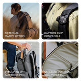 Peak Design Everyday Backpack V3 20L, Eclipse, MagLatch Top, Dual Side Access, FlexFold Dividers, Fits 15" Laptop, For Camera Carry, Daily Commutes or Travel, Versatile Backpack for Men and Women