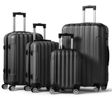 Karl home 4 Piece Luggage Sets Travel Suitcase, Large Capacity Lightweight Luggage Sets with TSA Lock & Spinner Wheels, for Business Trip School Starts (16