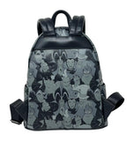 Loungefly Disney Villains Debossed All Over Print Womens Double Strap Shoulder Bag Purse