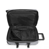Eastpak Tranverz S – 42L Large Wheeled Luggage with Dual Compartments, TSA Lock, Compression Straps & Smooth-Wheeling System, Sunday Grey