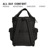 adidas Saturday Tote Backpack – Versatile Bag with Hand & Shoulder Straps, 23L