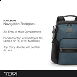 TUMI - Alpha Bravo Navigation Backpack - Everyday Travel and Commute Bag - Fits Up to 15" Laptop - 16.0" X 14.0" X 7.3" - Pavement