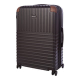 Eddie Bauer Strata Luggage | Hardside | Spinner Wheels | Expandable | Lightweight | Travel Essentials, Black, 30" (Check-In)