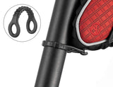 ROCKBROS Bike Saddle Bag Bicycle Seat Bag 3D Shell Saddle Bag Under Seat Cycling Seat Pack for Mountain Road Bike Bicycle Red