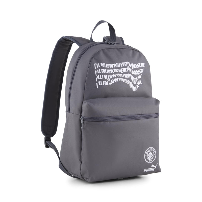 PUMA Manchester City Essentials Backpack- Grey - One Size