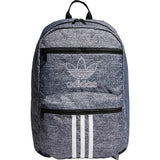 adidas Originals Unisex National 3-Stripes Backpack, Onix Jersey/Black, ONE SIZE