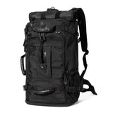 YOUMIAN Large Capacity For Travel Hiking Sports Carry On Backpack Durable Convertible Duffle Bag Laptop airplane (black, 60L-Large)