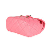 Chanel, Pre-Loved Pink Quilted Caviar Drawstring Backpack Handbag, Pink
