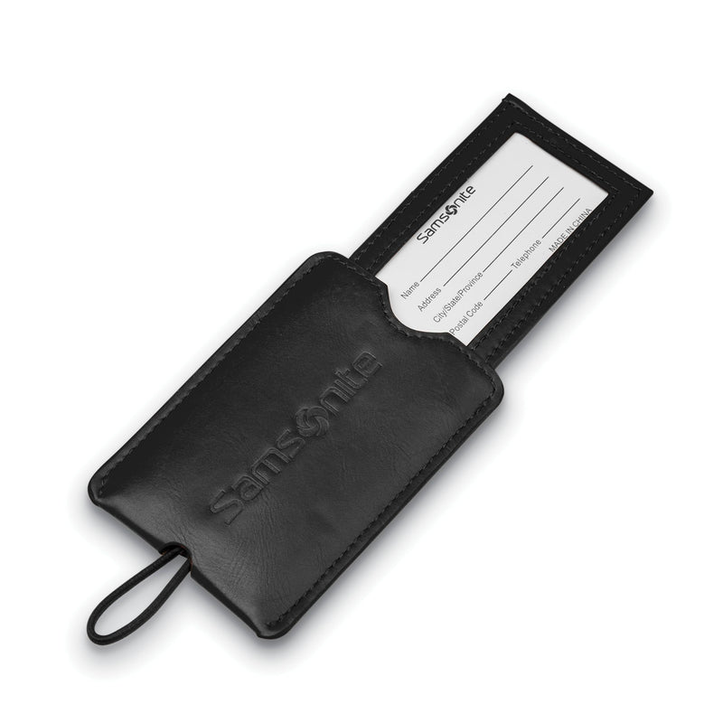 Samsonite 2-Pack Vinyl ID Tags, Black