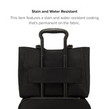 TUMI - Voyageur Valetta Tote - Women's Carryall Bag, Lightweight and Roomy, Functional Purse for Everyday, Business & Travel - Medium, Black & Gunmetal Hardware