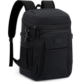 Tuwubi Cooler Backpack 35 Cans, Backpack Coolers Insulated Leak Proof for Men Women, Waterproof Soft Sided Lunch Camping Beach Travel Ice Chest Backpack Cooler Bag Black