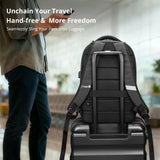 Swissdigital Design Travel Laptop Backpack, College Laptops Backpack with USB Charging Port for Men and Women Fits 16 Inch Notebook, Black | SD1670-01