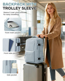 Large Travel Backpack Carry on Flight Approved Airplanes Laptop Work Business Weekender Bag Personal item backpack Backpack for Women Men Mochila de Viaje