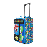 Bioworld Super Mario Bros Mario & Yoshi Blue 18in Pilot Case