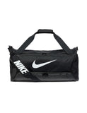 Nike Unisex Brasilia 9.5 Training Duffel Bag (Medium, 60L), Black/Black/White, MISC