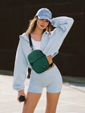 KALIDI Crossbody Sling Bag for Women Men Multi Position Small Purse Waist Fanny Pack with Adjustable Strap
