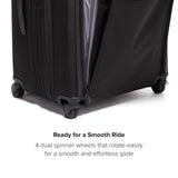TUMI - Alpha Medium Trip Expandable 4-Wheeled Packing Case - Professional Travel Rolling Luggage - Black