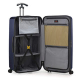 Traveler's Choice Ultimax II Polycarbonate Hardside Luggage with Spinner Wheels, Matte Navy, 31-Inch Large Trunk
