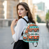 ZAZYXTJ Western Aztec Backpack Purse for Women Quilted Mini Fashion Backpacks Lightweight Travel Casual Backpack M