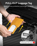 LUGGEX Underseat Carry On Luggage & Luggage Tag for Suitcases