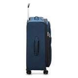 DELSEY PARIS Sky Max 2.0 Softside Expandable Luggage with Spinner Wheels, Blue, 2-Piece Set (21/24)