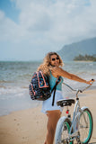 Roxy Women's Shadow Swell Backpack | Travel | Everyday Carry | Work | Gym | 21L | Recycled Polyester, Anthracite Floral Fiesta