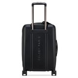 DELSEY PARIS Cadence Hardside Expandable Luggage with Spinner Wheels, Deep Black, Carry On 20 Inch