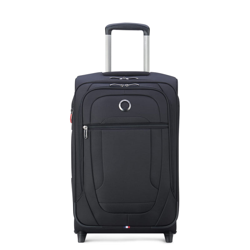 DELSEY PARIS Helium DLX Softside Expandable Luggage with 2 Wheels, Black, Carry on 21 Inch