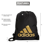 adidas Ready Sackpack – Drawstring Backpack Lightweight Small Gym Bag